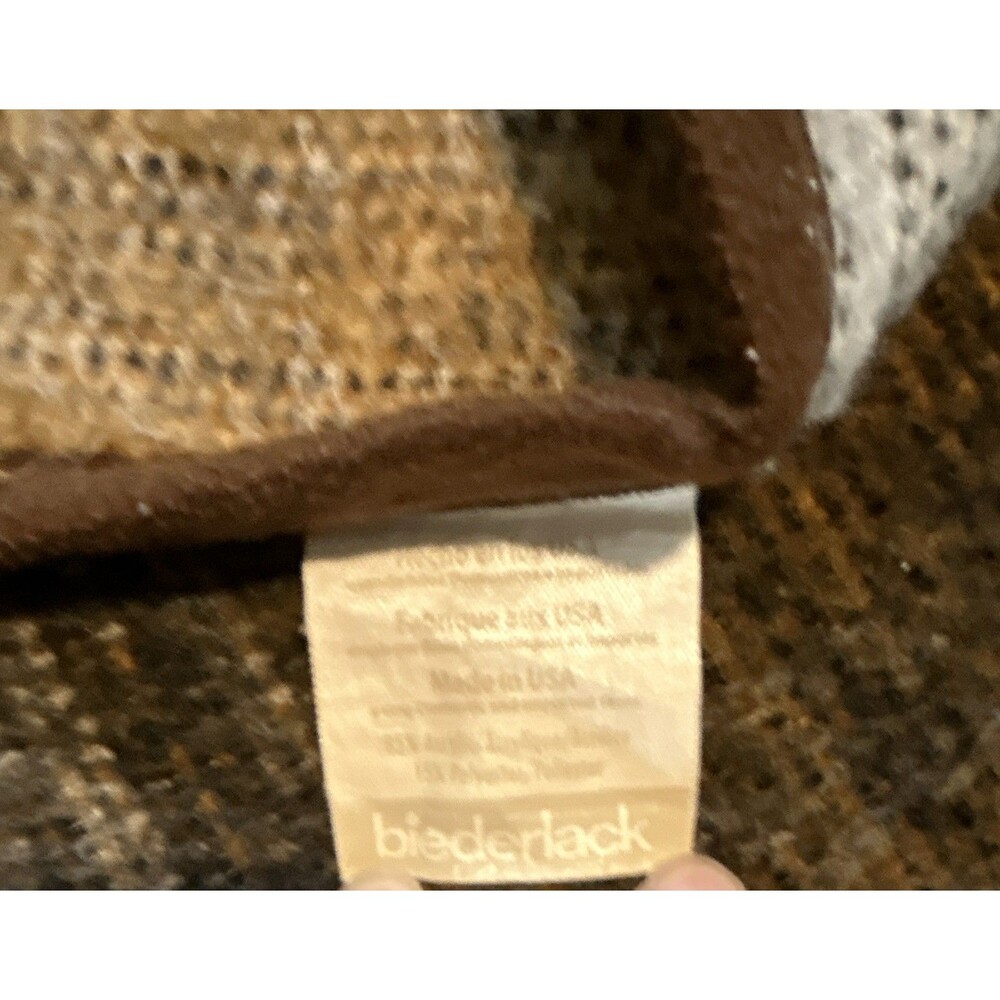 Vintage Biederlack James Hautman Deer Blanket Reversible Fleece Buck Cabin USA - Picture 6 of 10